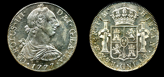 8 Reale Portrait Dollar