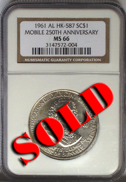 1961 Alabama So-Called dollar, obverse